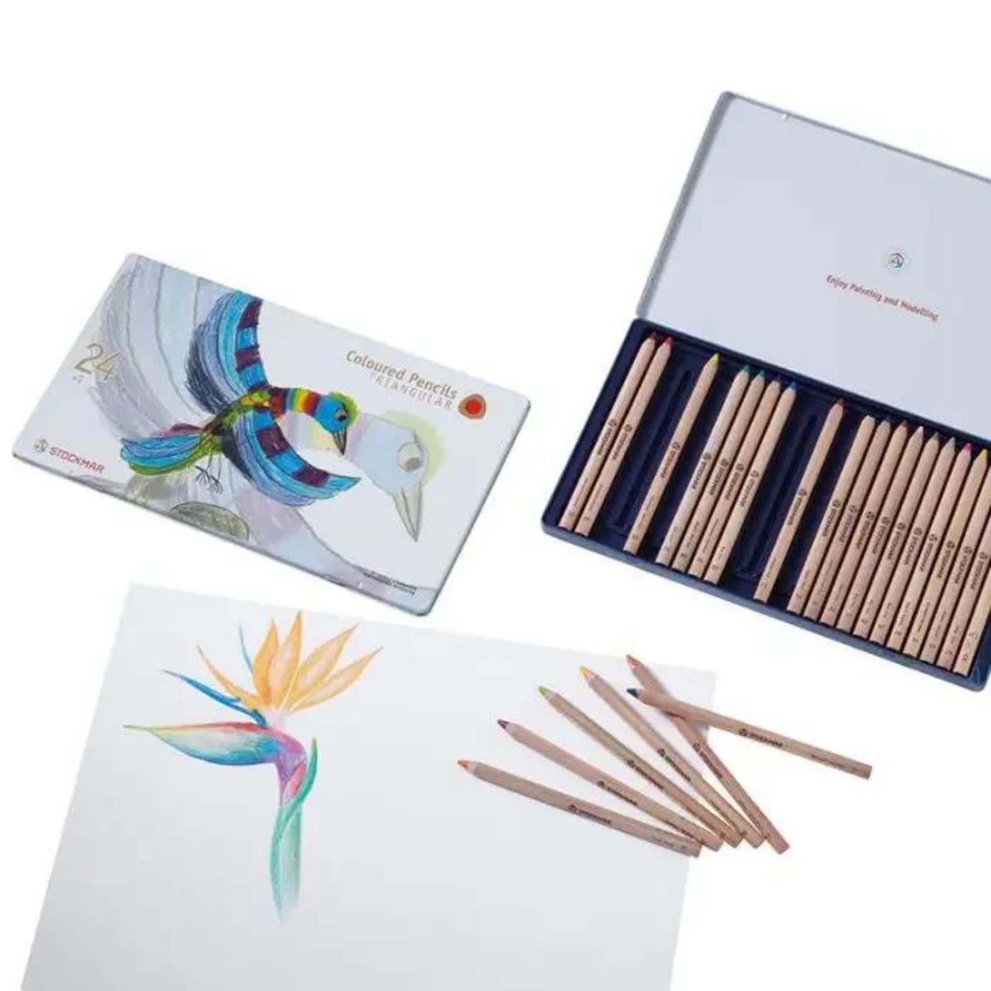 Color Pencils - Stockmar Triangular Set - Alder & Alouette