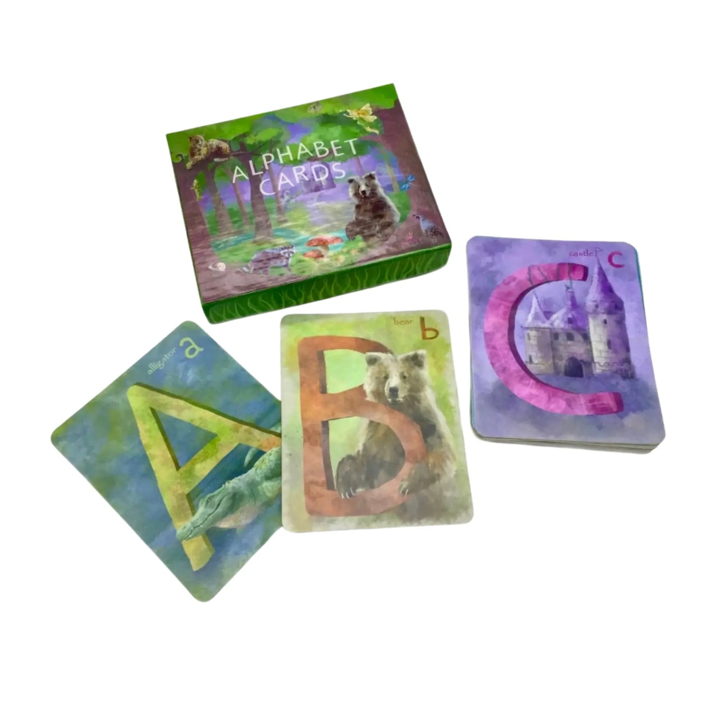 Gorgeous ABC Alphabet Cards in Watercolors - Alder & Alouette