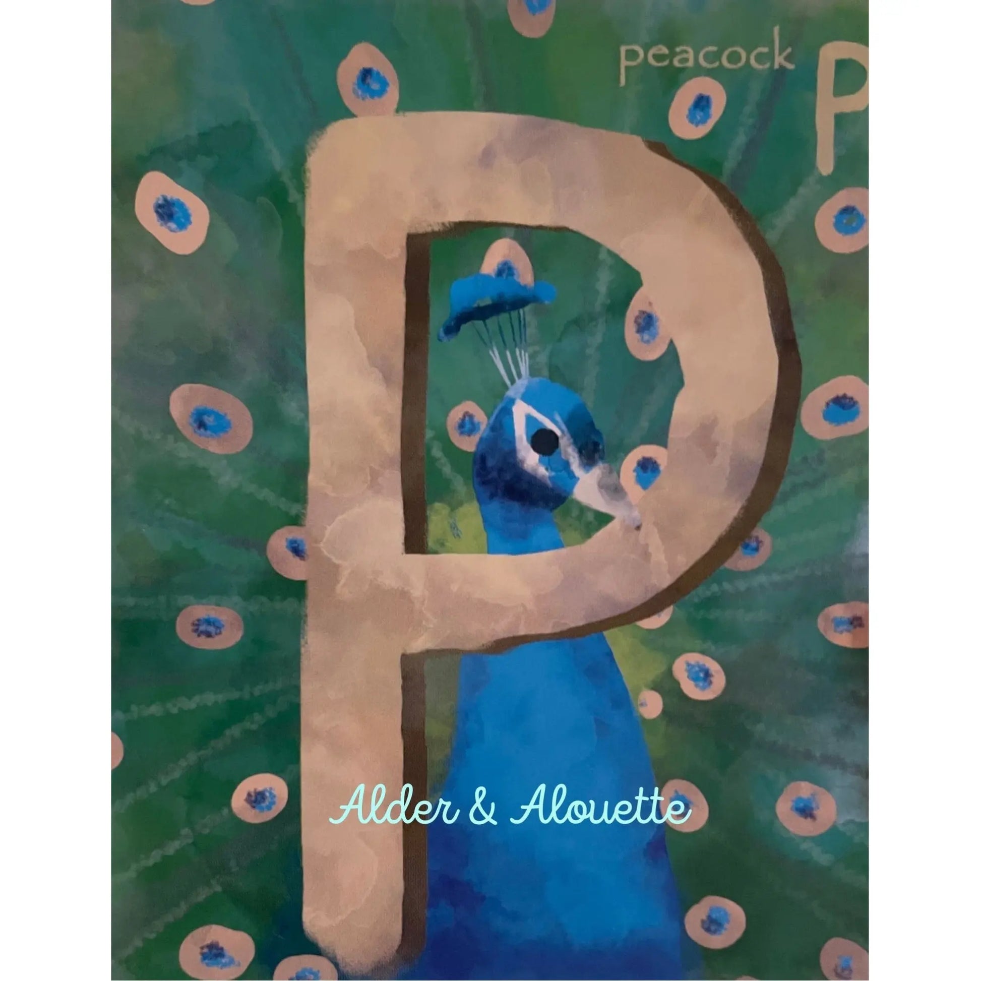 Gorgeous ABC Alphabet Cards in Watercolors - Alder & Alouette