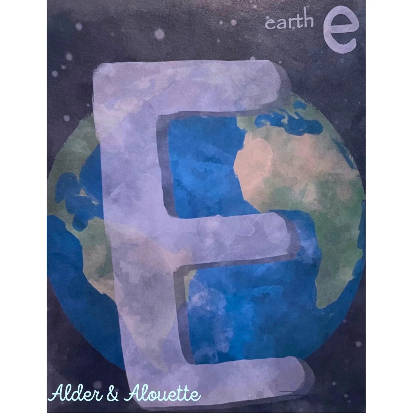Gorgeous ABC Alphabet Cards in Watercolors - Alder & Alouette