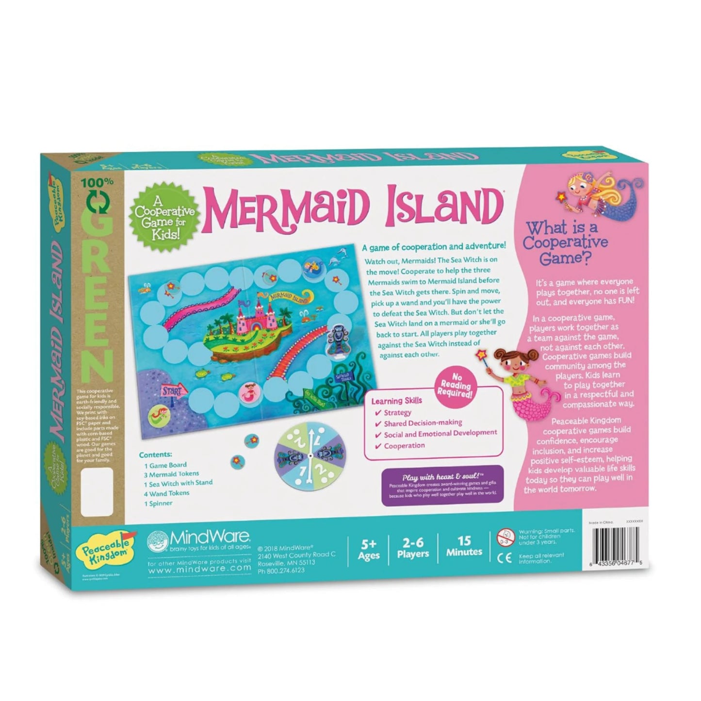 Mermaid Island | Cooperative Game | Board Games - Alder & Alouette