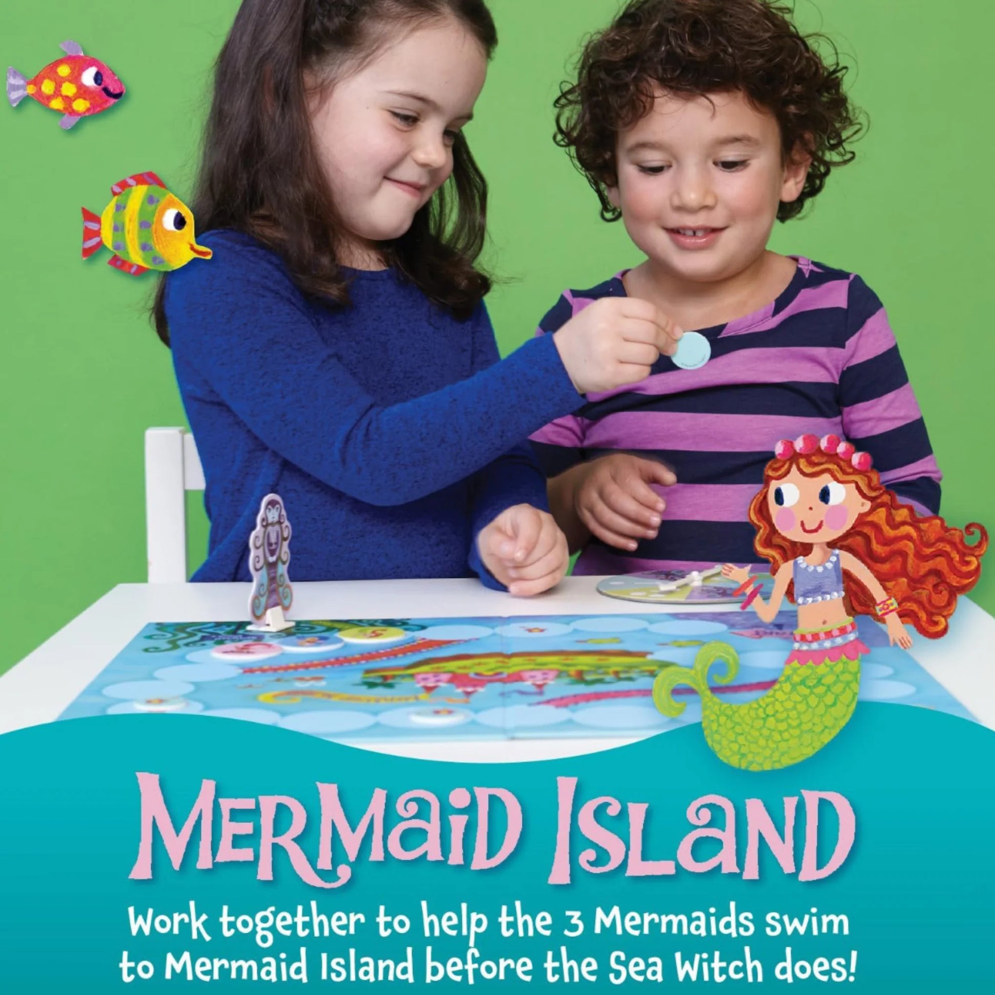 Mermaid Island | Cooperative Game | Board Games - Alder & Alouette