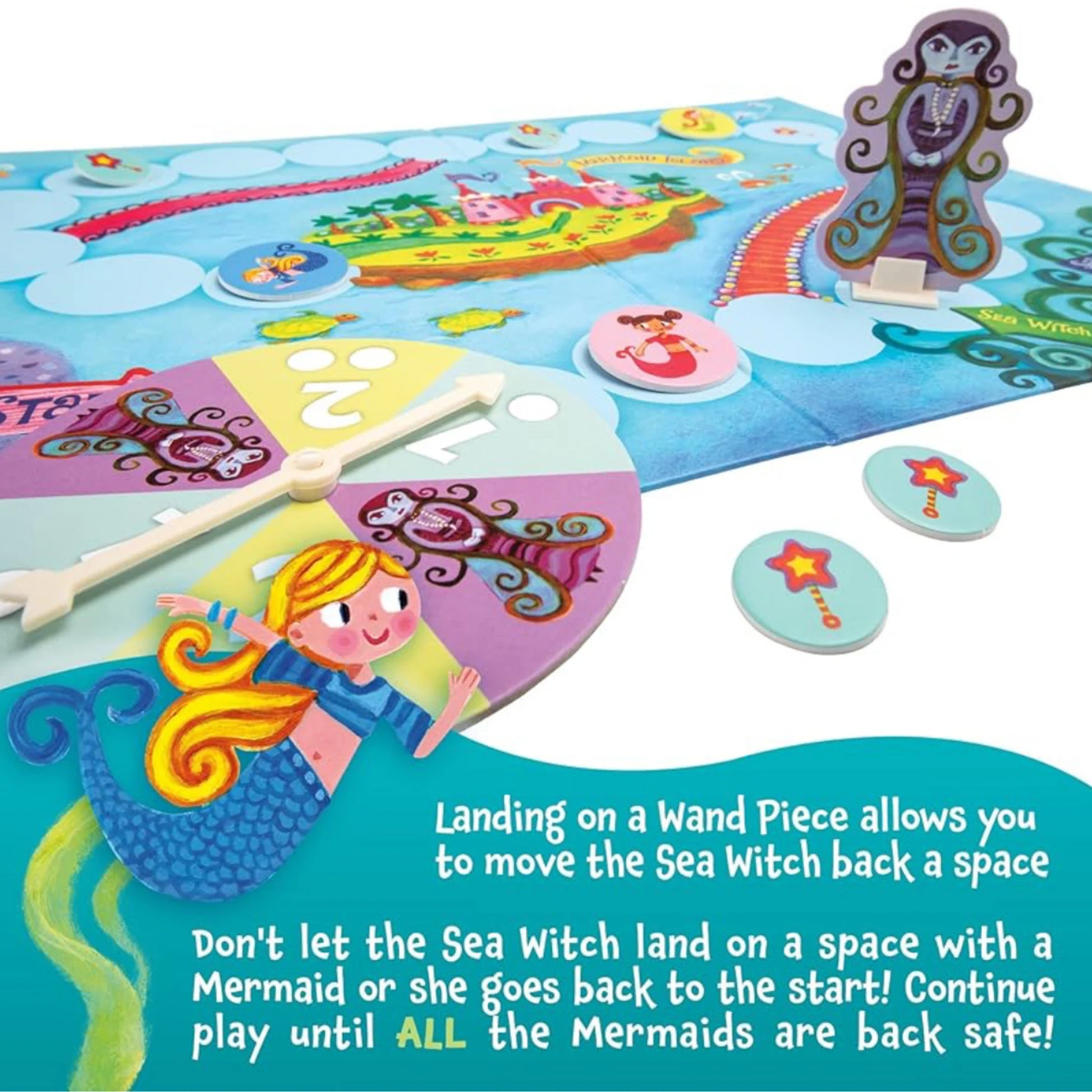 Mermaid Island | Cooperative Game | Board Games - Alder & Alouette