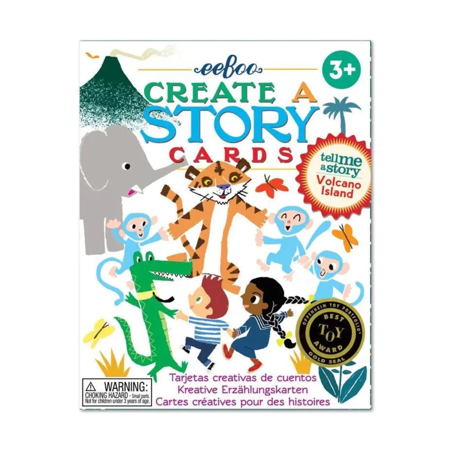 Creative Game by eeBoo, Volcano Island Story Cards - Alder & Alouette