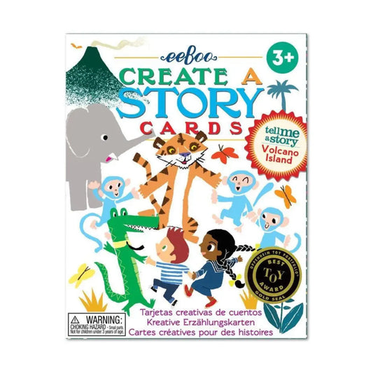 Creative Game by eeBoo, Volcano Island Story Cards - Alder & Alouette