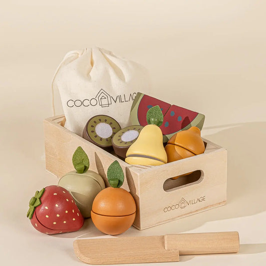 Wooden vegetable toys by Coco Village - Alder & Alouette