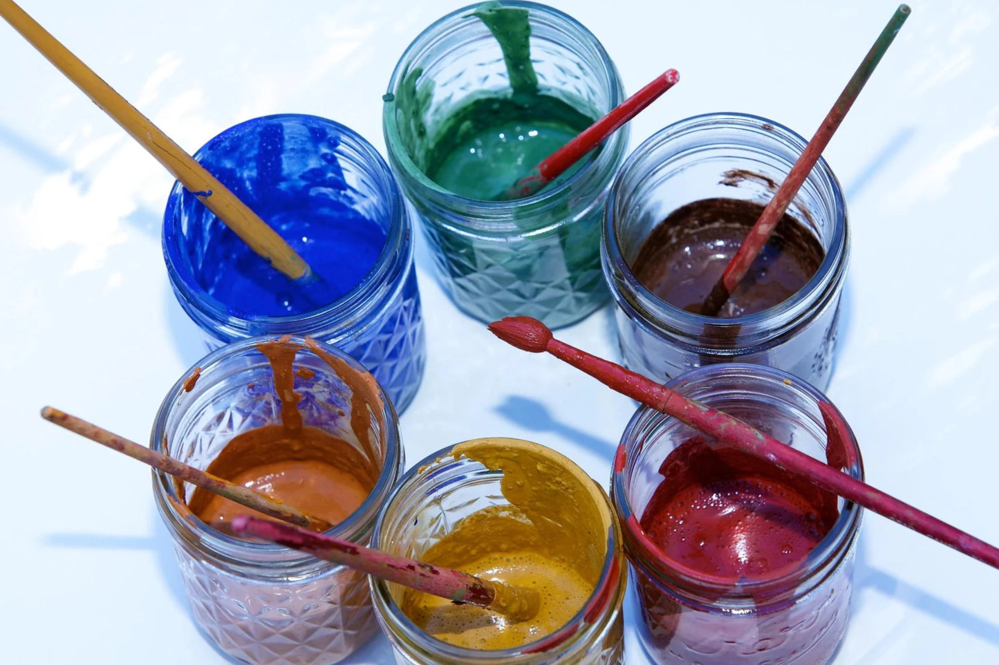 Wooden Egg Painting Kit with 6 Eggs + Paint + Brush