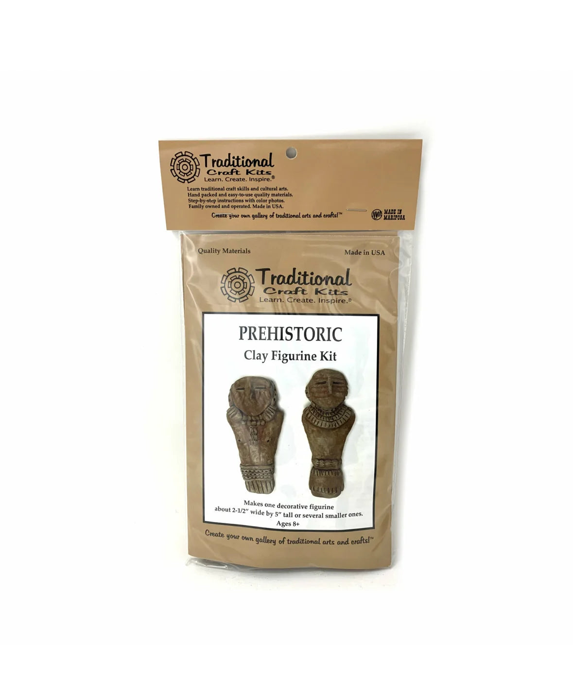 Clay Kit for Kids of Prehistoric Figures - Alder & Alouette