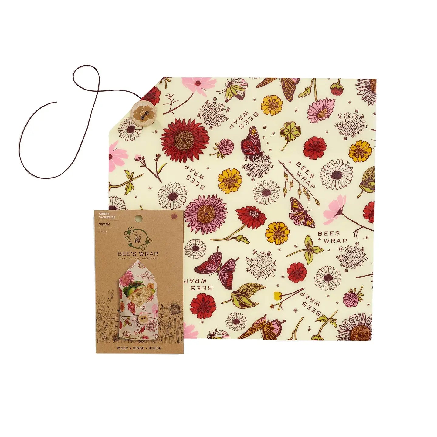 Bee's Wrap® | Vegan Sandwich Wrap | Food Wrap