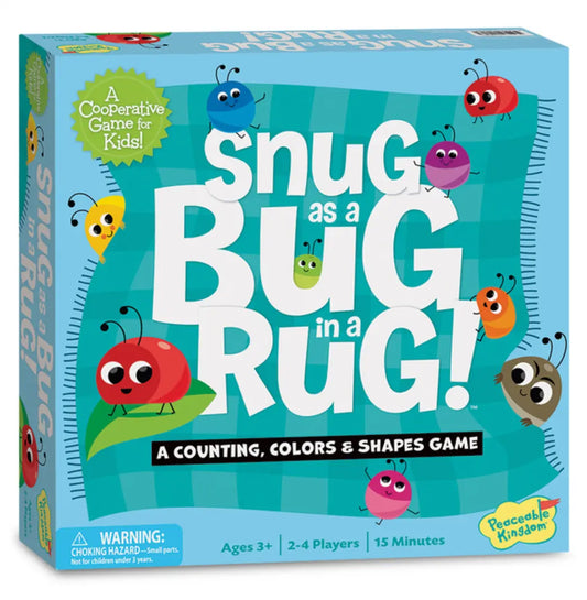 Snug as a Bug in a Rug Preschool Game - Colors, Counting and Shapes - Alder & Alouette