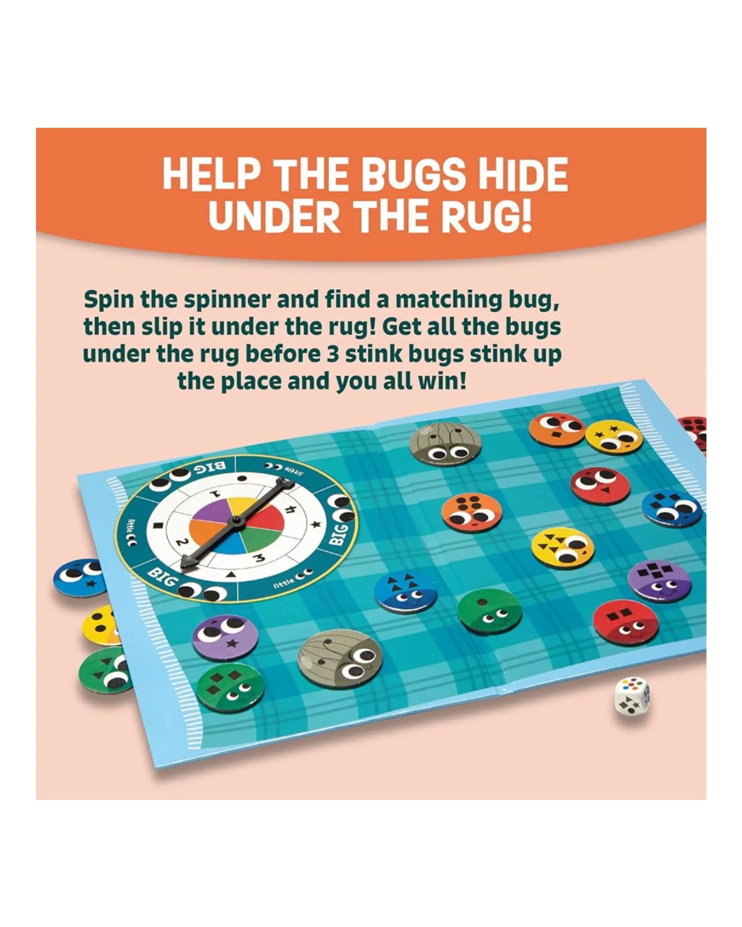 Snug as a Bug in a Rug Preschool Game - Colors, Counting and Shapes - Alder & Alouette