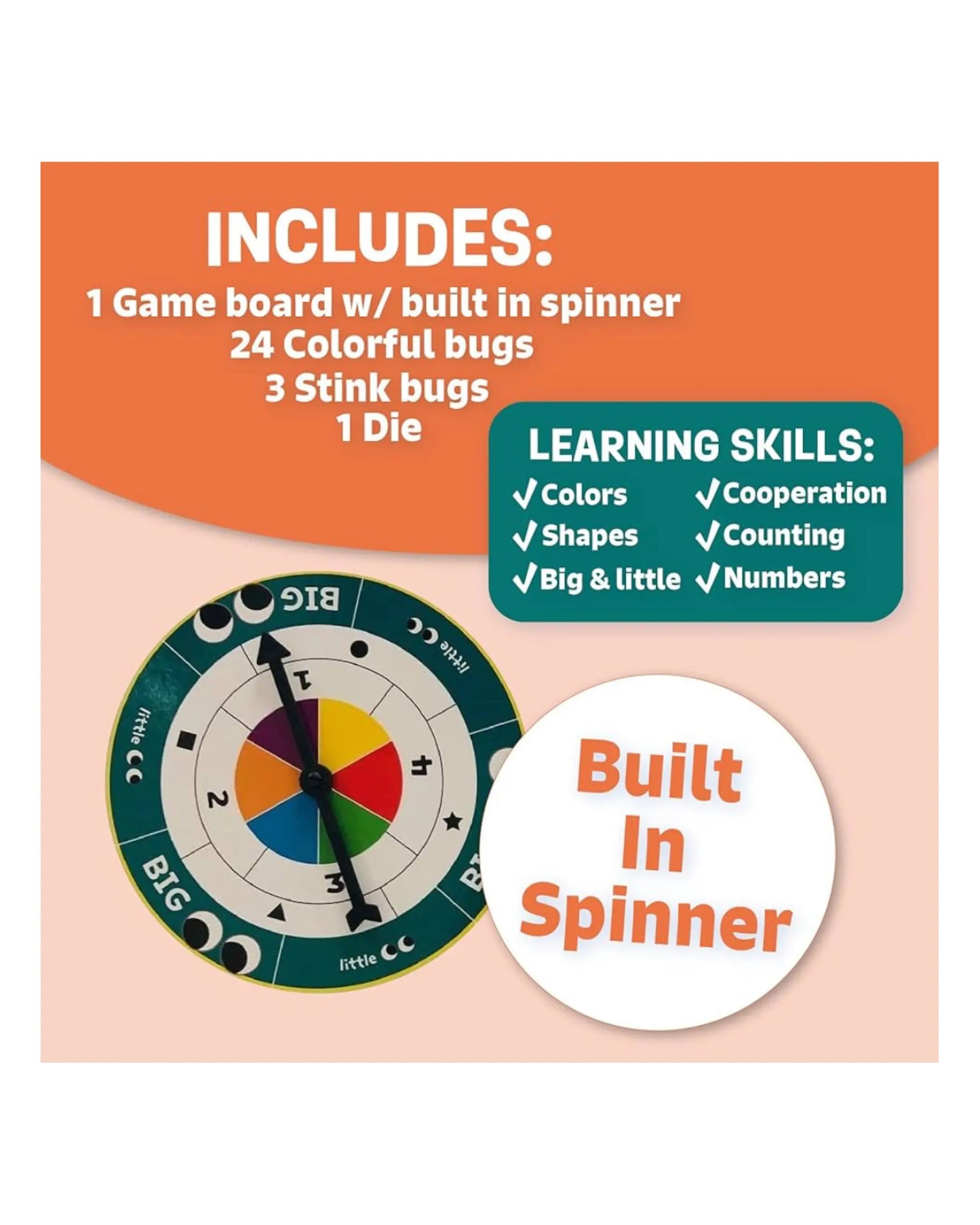 Snug as a Bug in a Rug Preschool Game - Colors, Counting and Shapes - Alder & Alouette