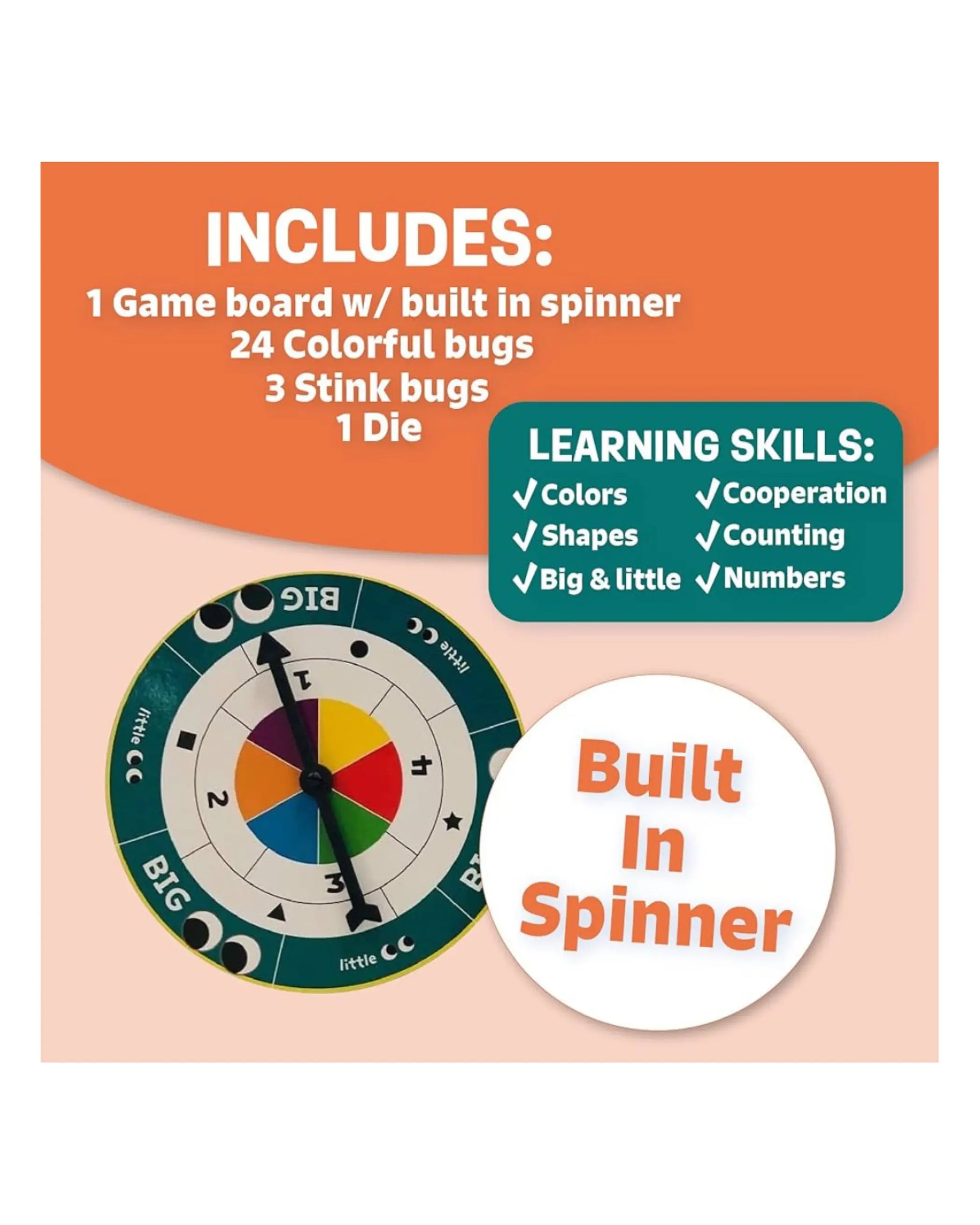 Snug as a Bug in a Rug Preschool Game - Colors, Counting and Shapes - Alder & Alouette