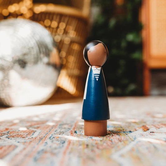 Ruby Bridges Wooden Collectible Doll by Goose Grease