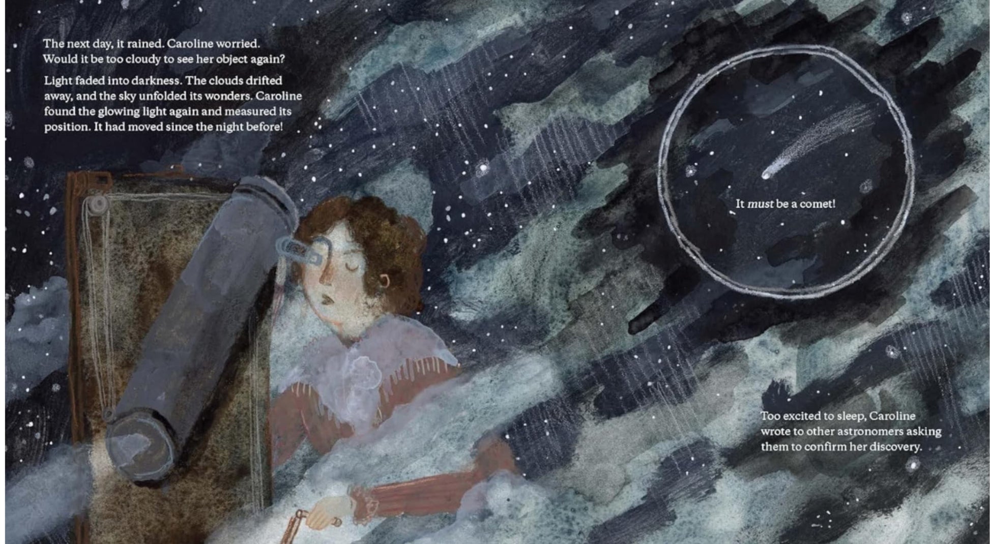 Comet Chaser The True Cinderella Story of Caroline Herschel - Alder & Alouette