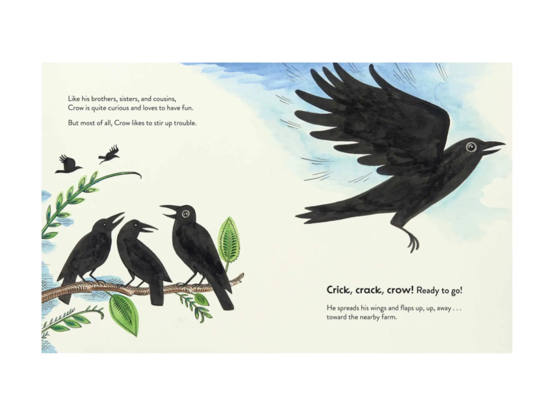 Crick, Crack, Crow! by Janet Lord and Julie Paschkis - Alder & Alouette