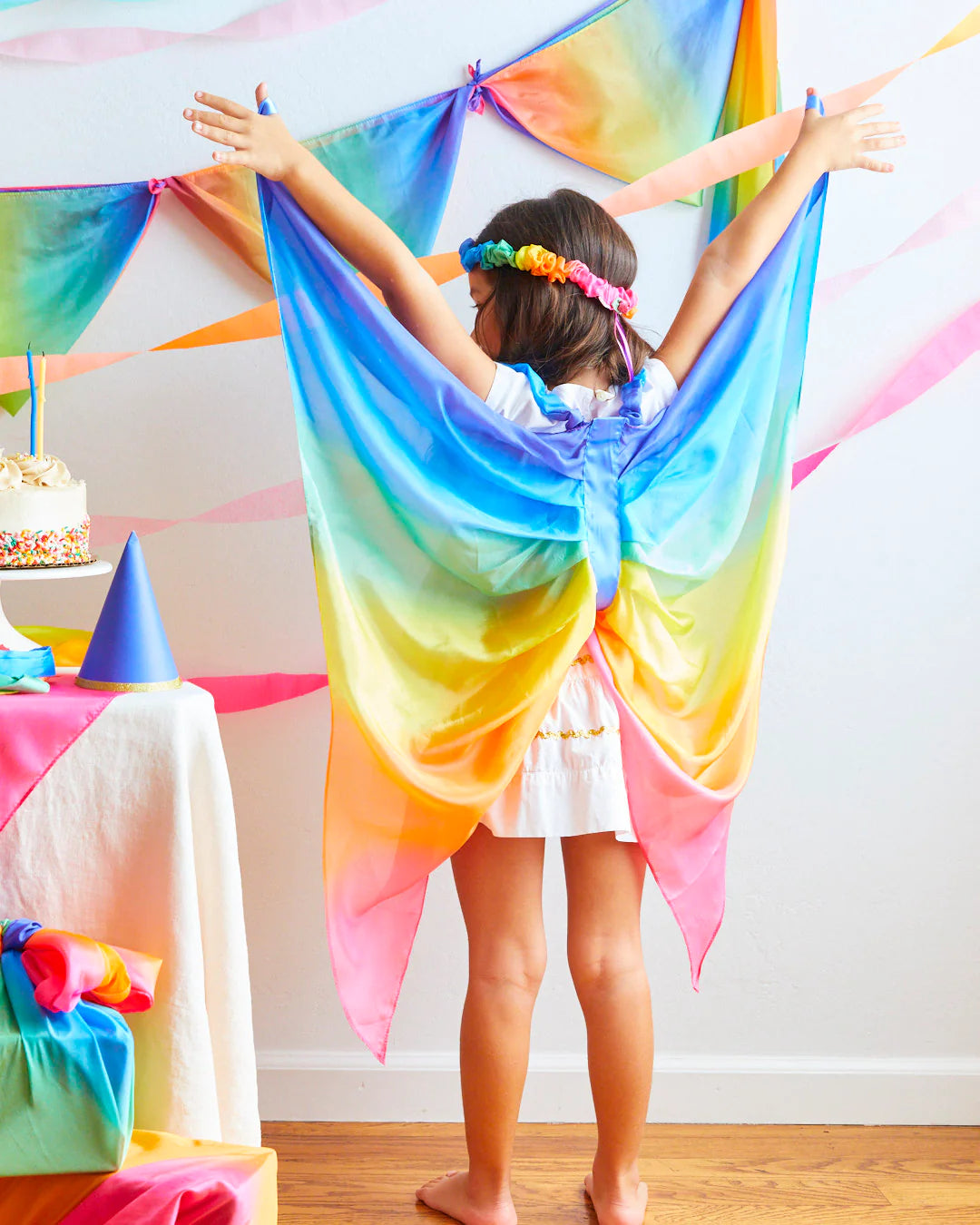 Silk Fairy Wings for Dress Up Pretend Play - Alder & Alouette