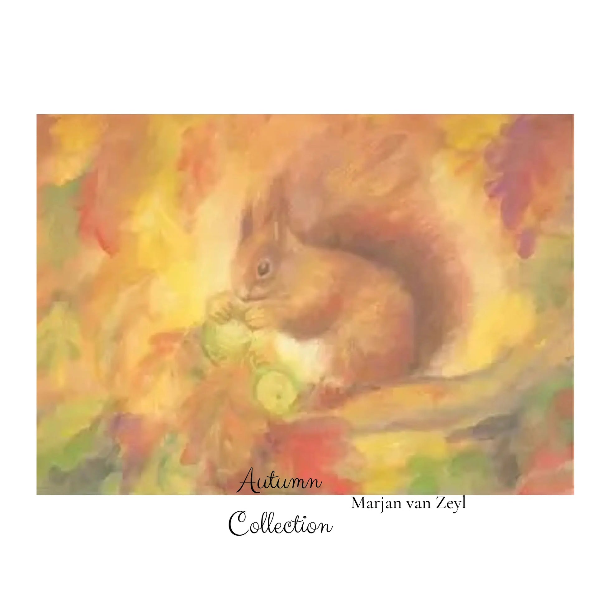 Marjan van Zeyl Postcards,  Autumn - Alder & Alouette