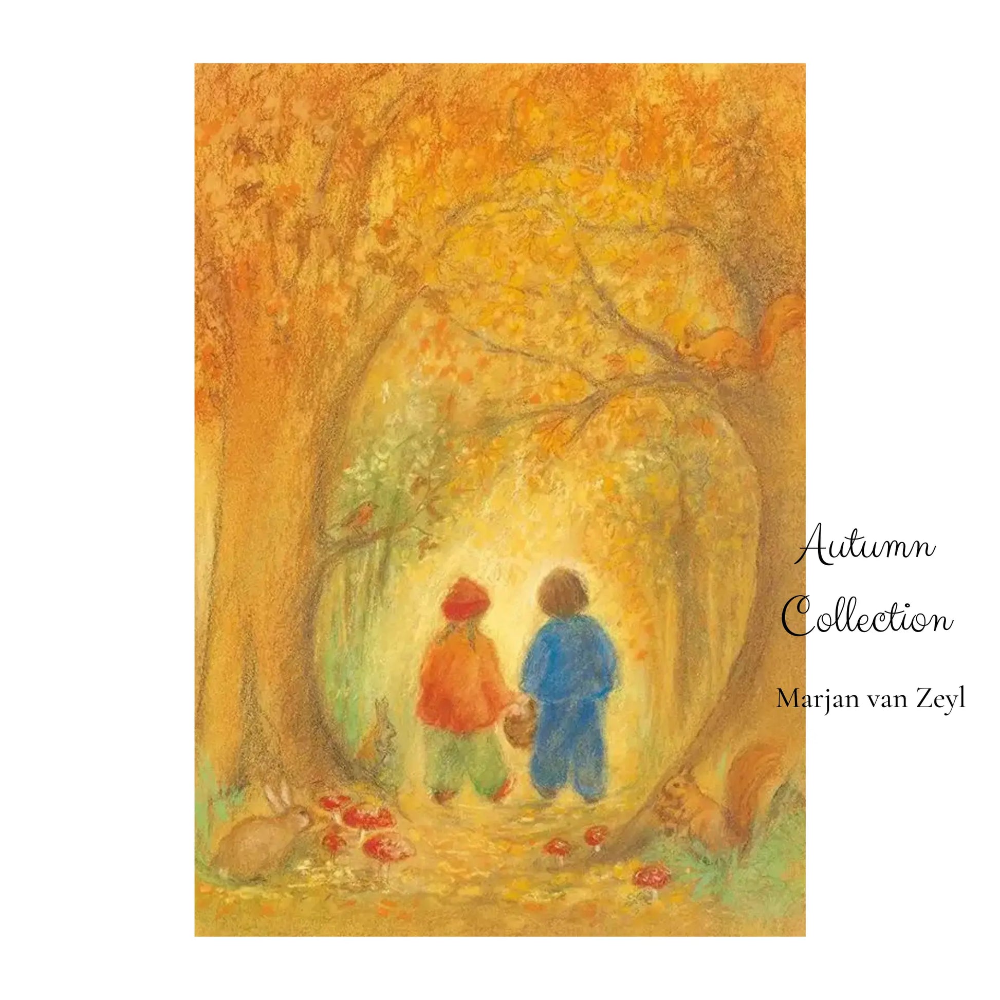 Marjan van Zeyl Postcards,  Autumn - Alder & Alouette