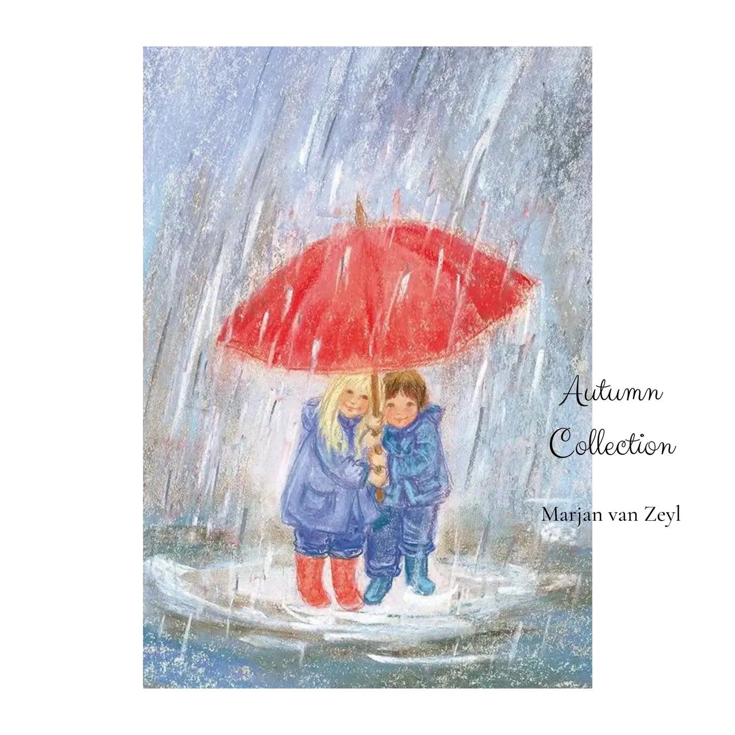 Marjan van Zeyl Postcards,  Autumn - Alder & Alouette