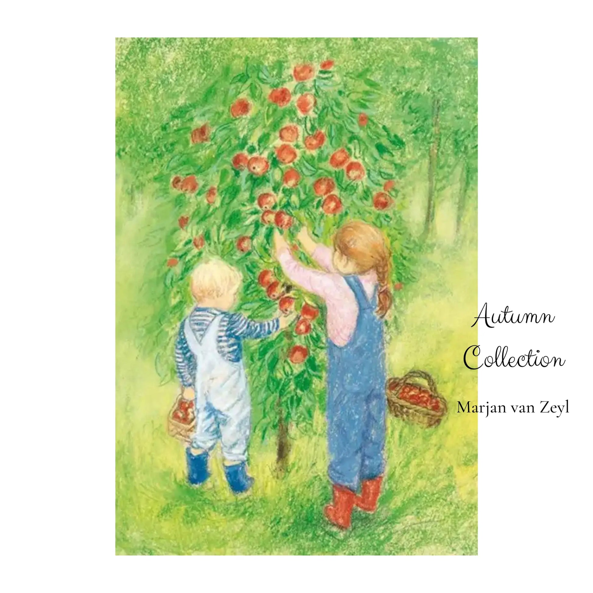 Marjan van Zeyl Postcards,  Autumn - Alder & Alouette