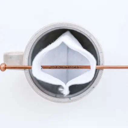 Reusable Tea Bags - GOTS Organic Cotton Tea Bags, 3-Pack - Alder & Alouette