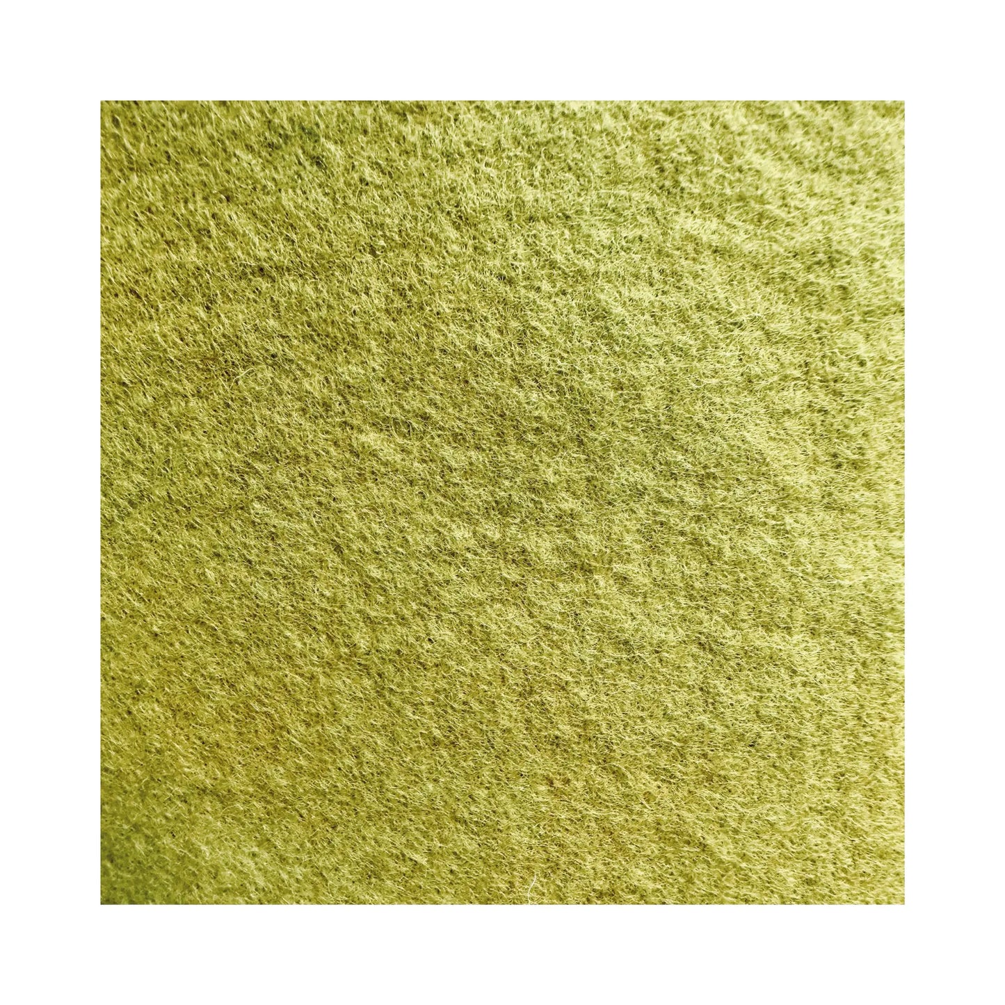 Yellow Green Plant Dyed Wool Felt by Filges on White background