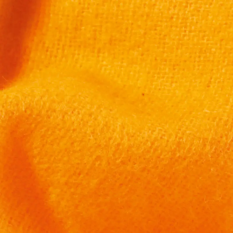 Orange Organic Cotton Flannel color swatch for dollmaking and crafts