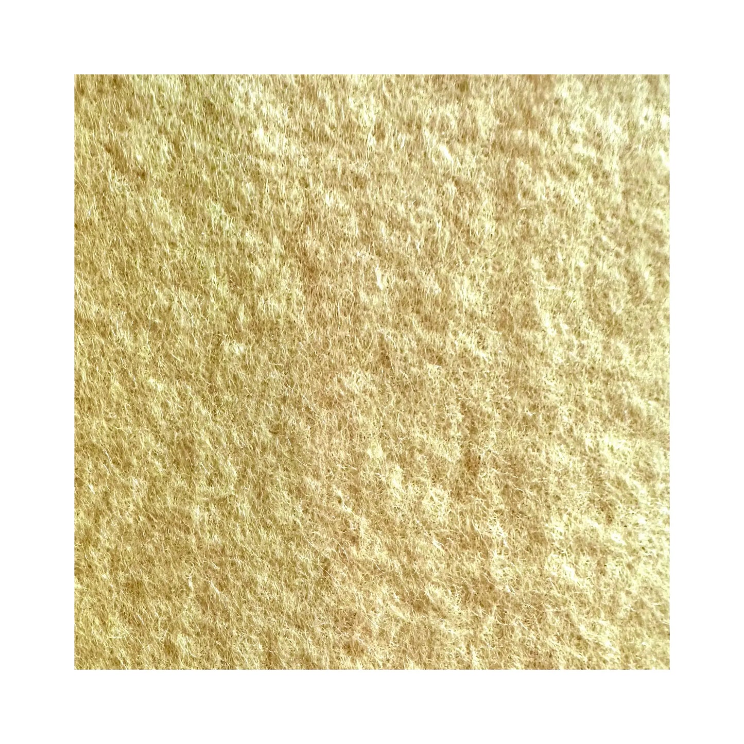 Pale Yellow Plant Dyed Wool Felt by Filges on White background