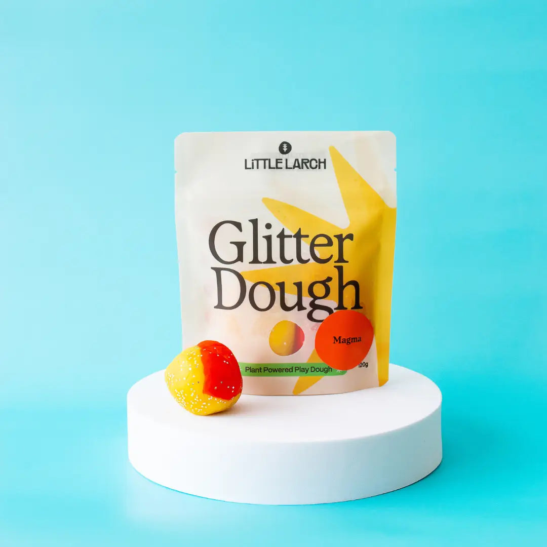 Natural Play Dough - Magma Glitter Dough - Alder & Alouette