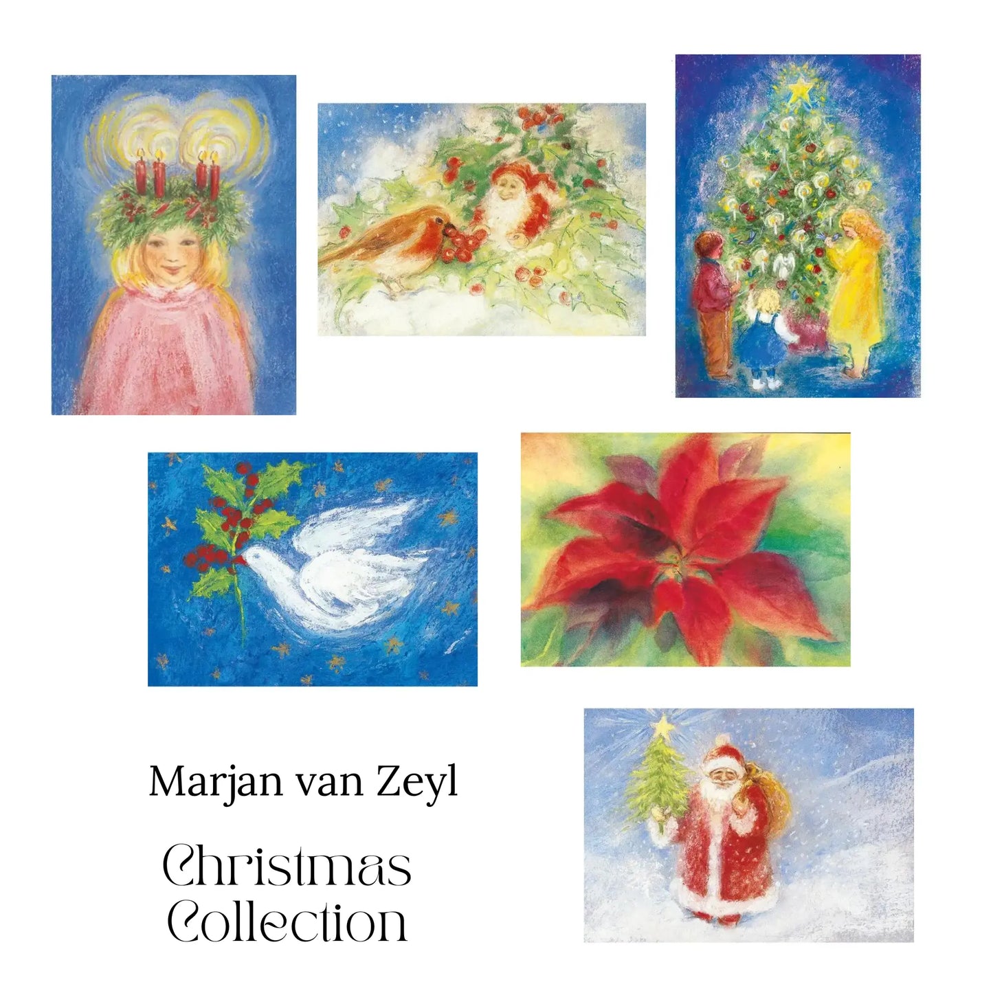Marjan van Zeyl Postcards,  Autumn - Alder & Alouette