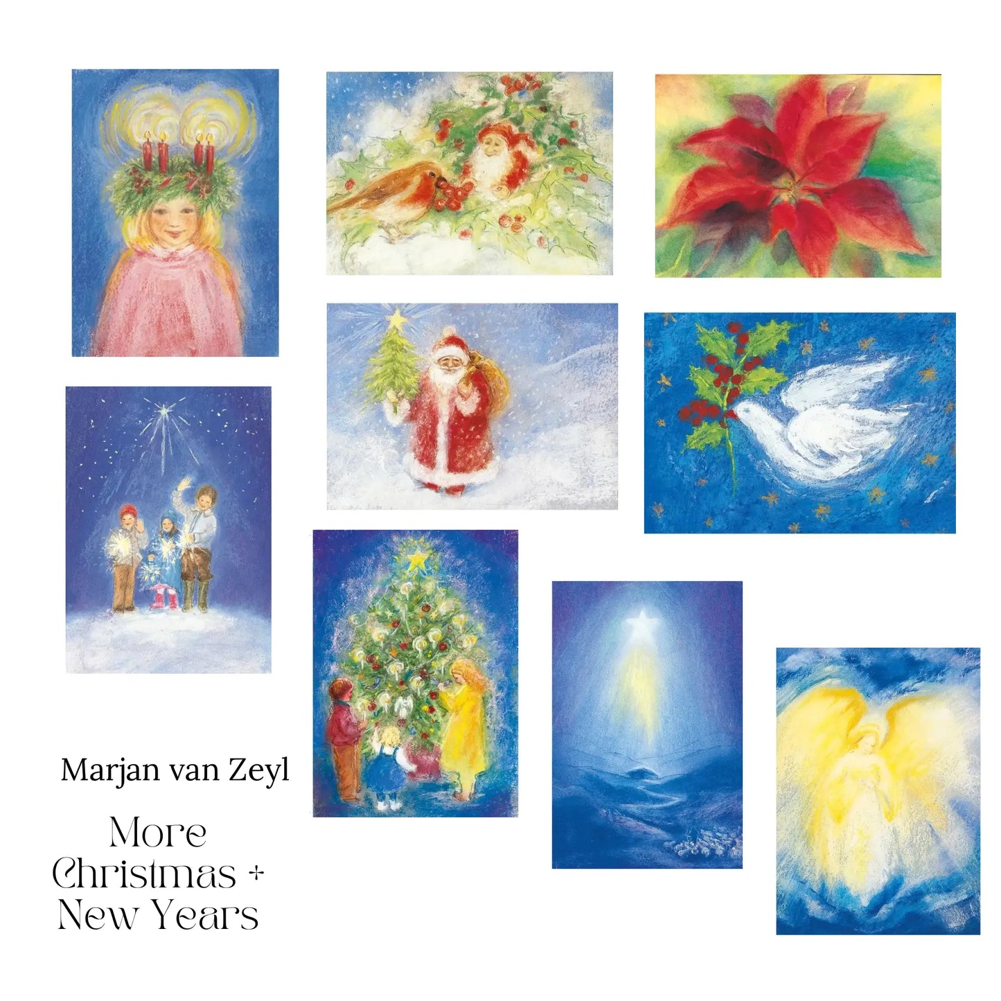 Marjan van Zeyl Postcards,  Autumn - Alder & Alouette