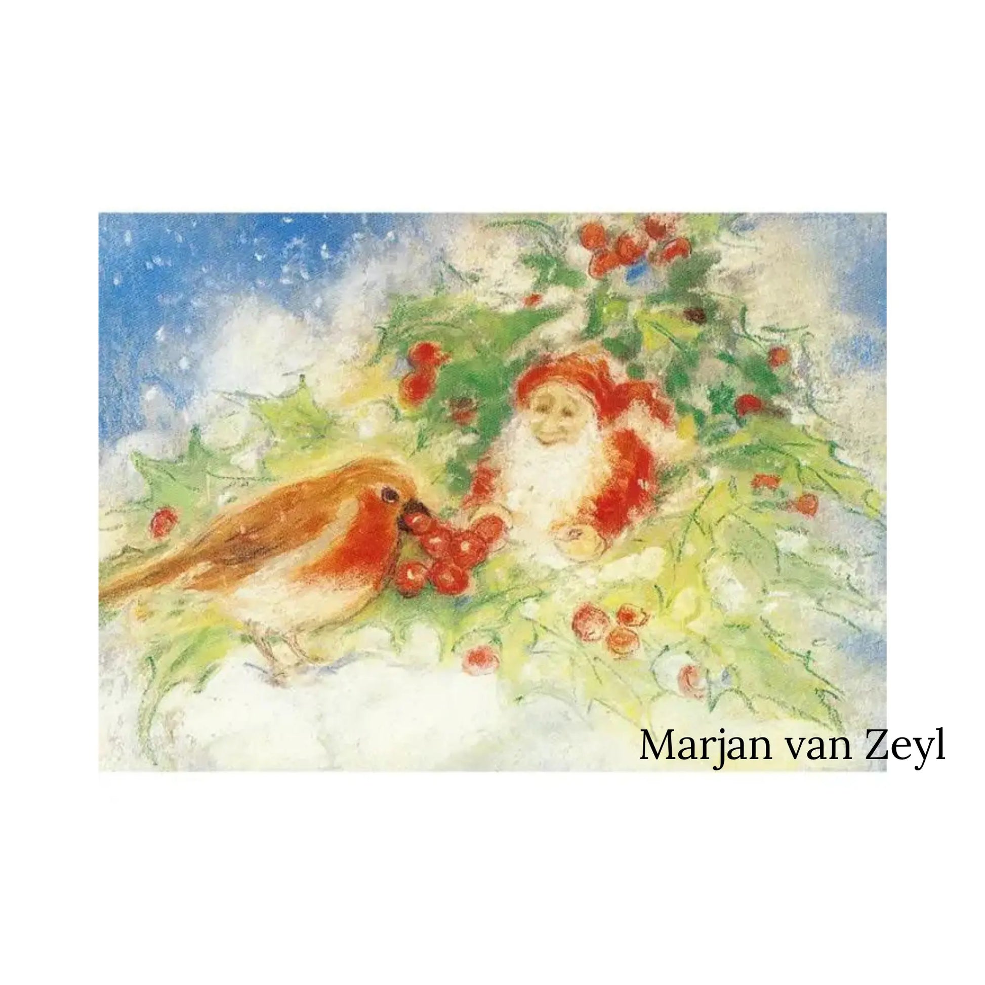 Marjan van Zeyl Postcards,  Autumn - Alder & Alouette