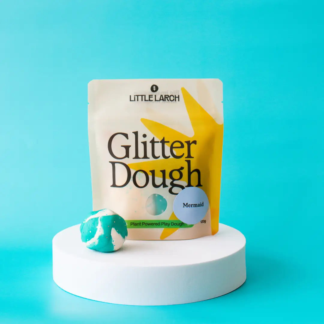 Natural Play Dough - Mermaid Glitter Dough - Alder & Alouette