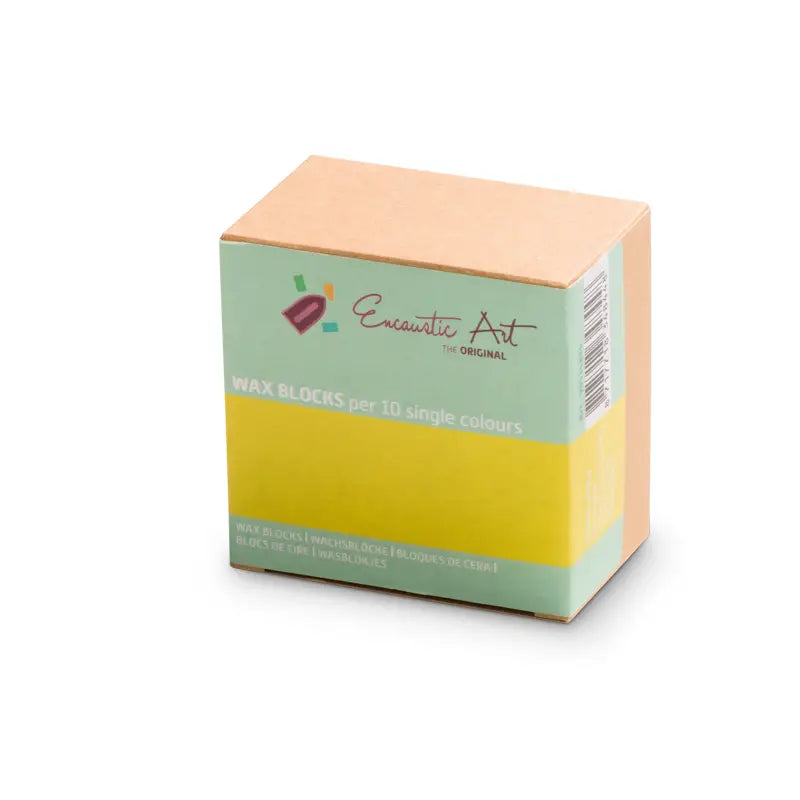 Encaustic Wax Blocks 10 pieces, Single Colors