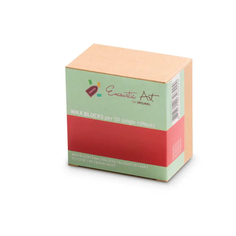 Encaustic Wax Blocks 10 pieces, Single Colors