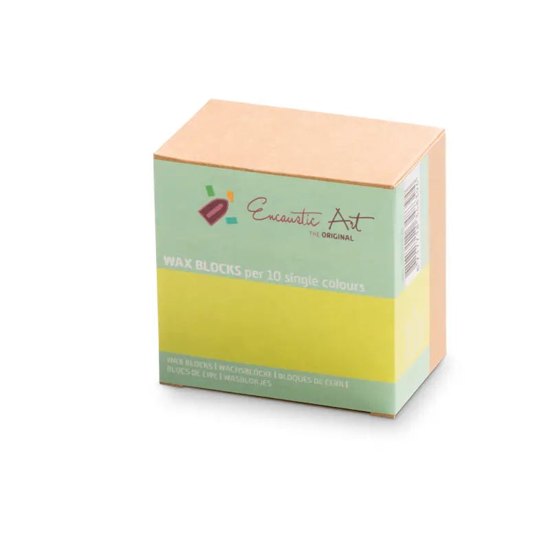 Encaustic Wax Blocks 10 pieces, Single Colors