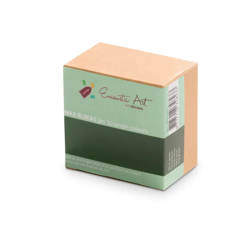 Encaustic Wax Blocks 10 pieces, Single Colors