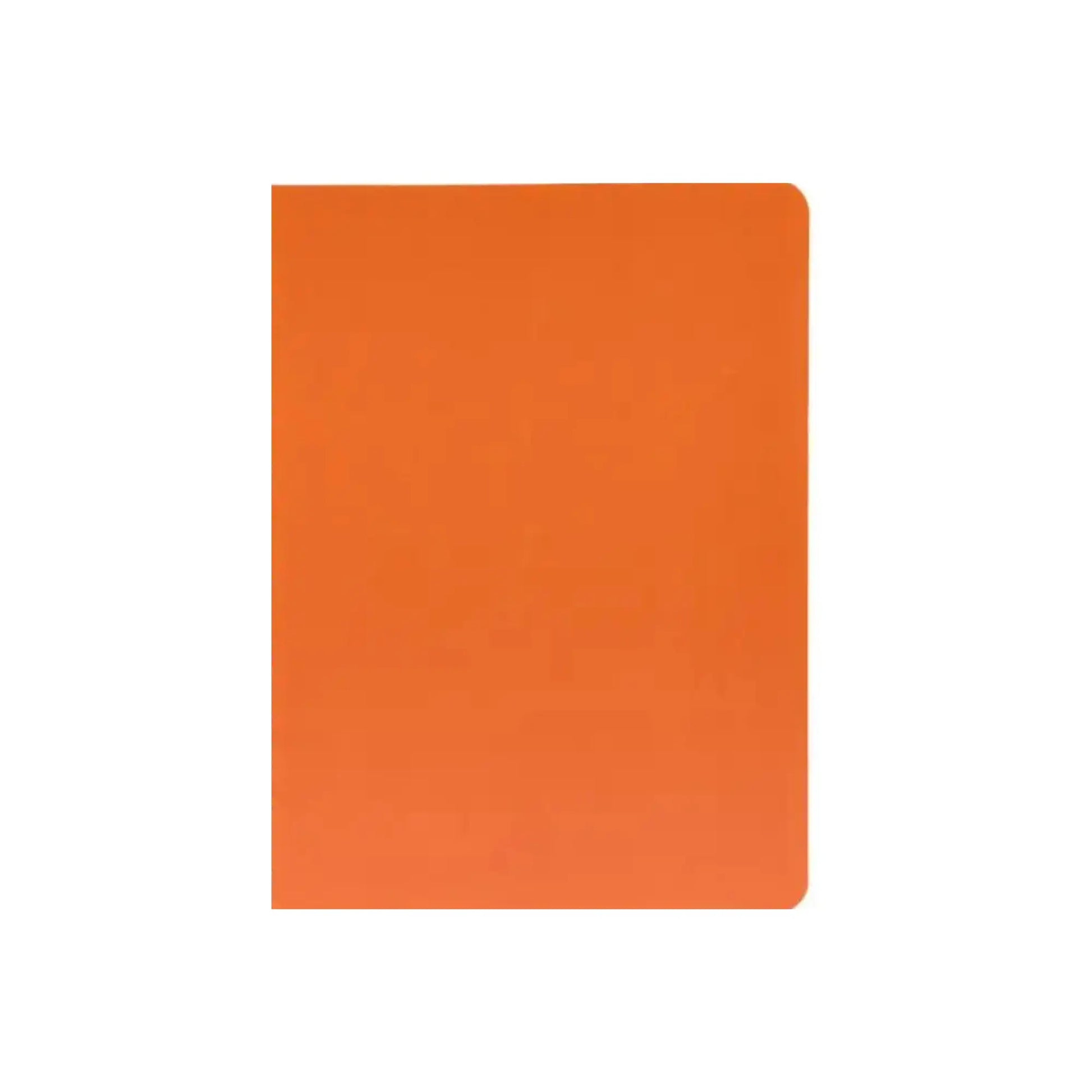 Orange Waldorf Main Lesson Book Cover on white background