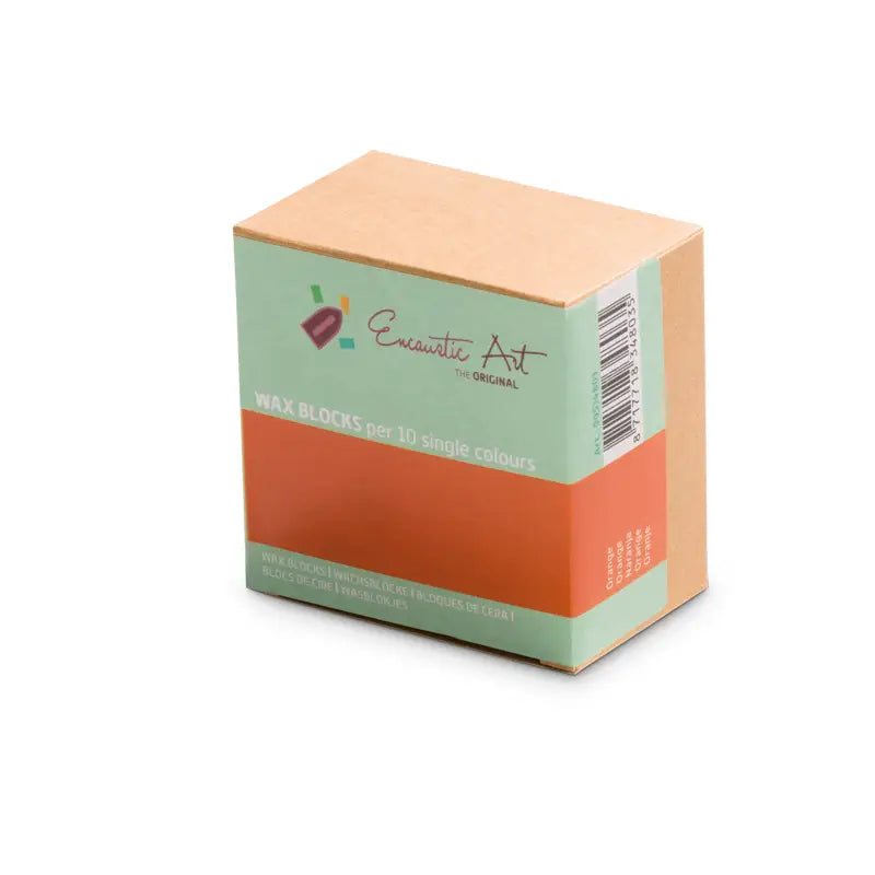 Encaustic Wax Blocks 10 pieces, Single Colors