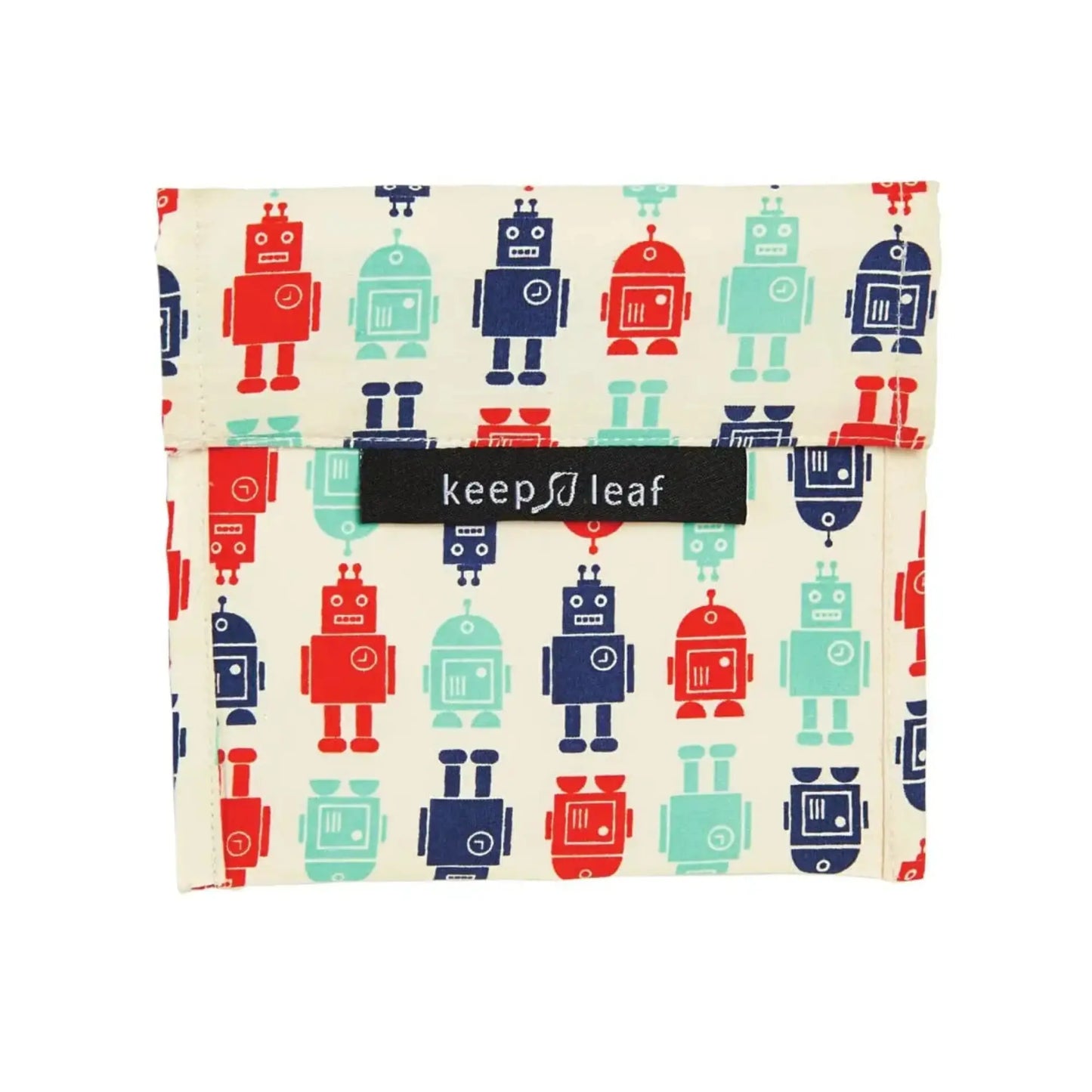 Organic Cotton Robot Lunch Bag for Kids – Fun, Durable, and Eco-Friendly
