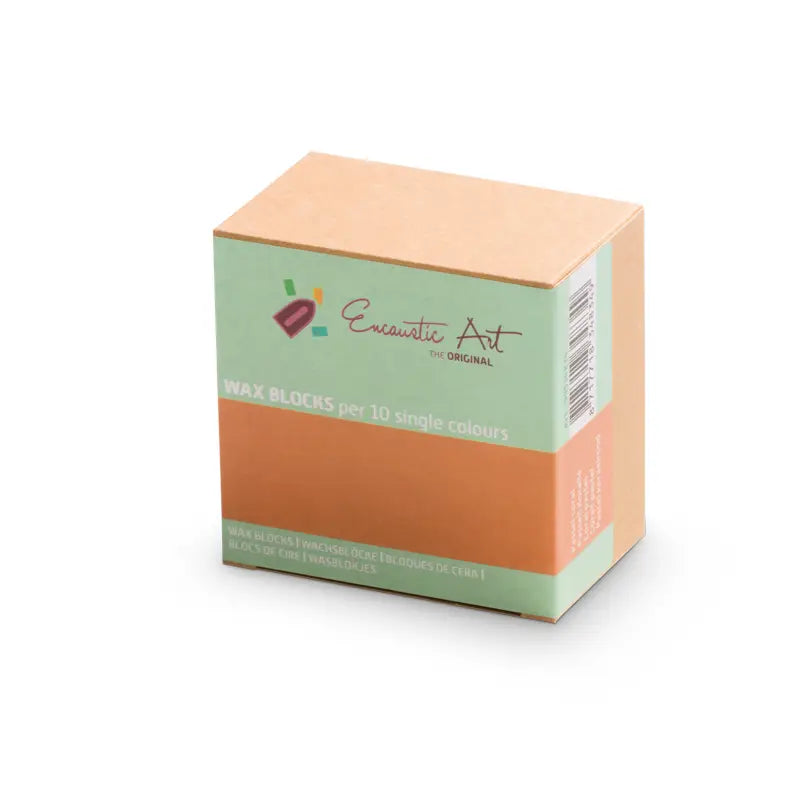 Encaustic Wax Blocks 10 pieces, Single Colors