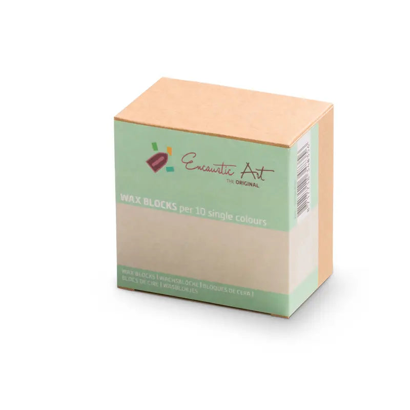 Encaustic Wax Blocks 10 pieces, Single Colors