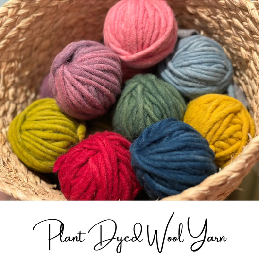 Organic Wool Yarn for Weaving & Handcrafts 