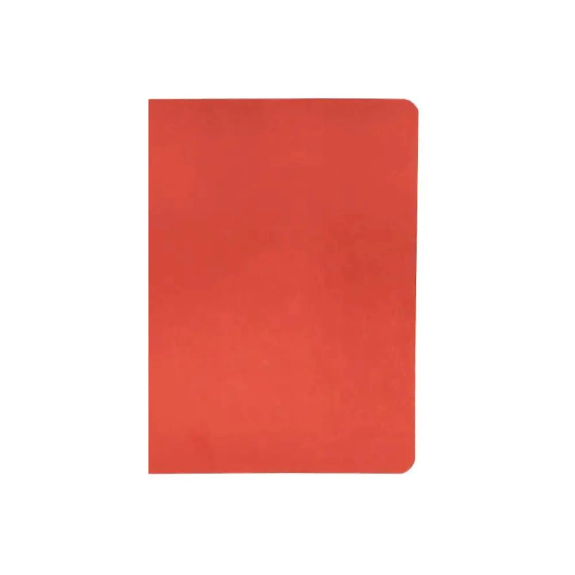 Red Waldorf Main Lesson Book Cover on white background