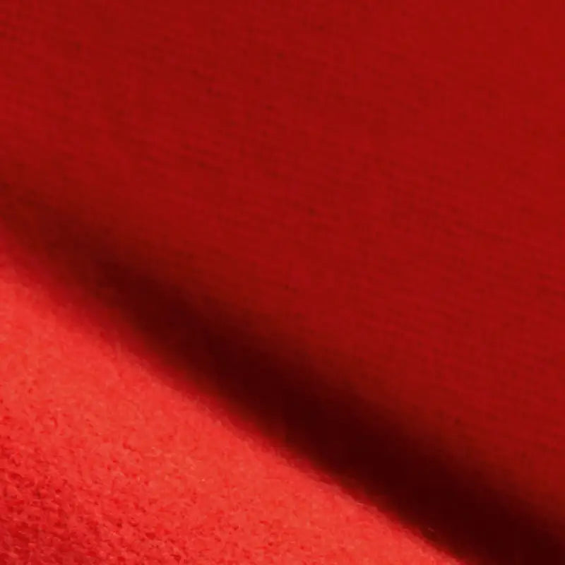 Red Organic Cotton Flannel color swatch for dollmaking and crafts