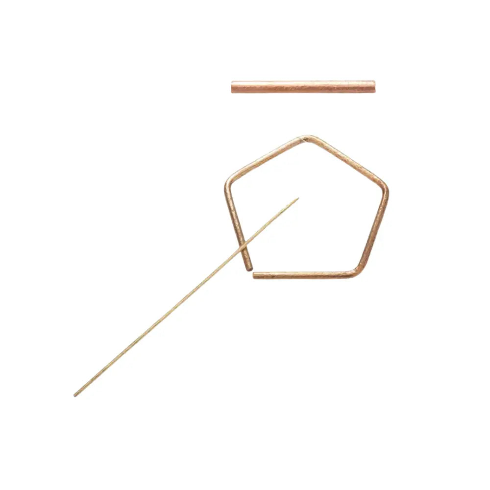 Medium brass pentangle Set