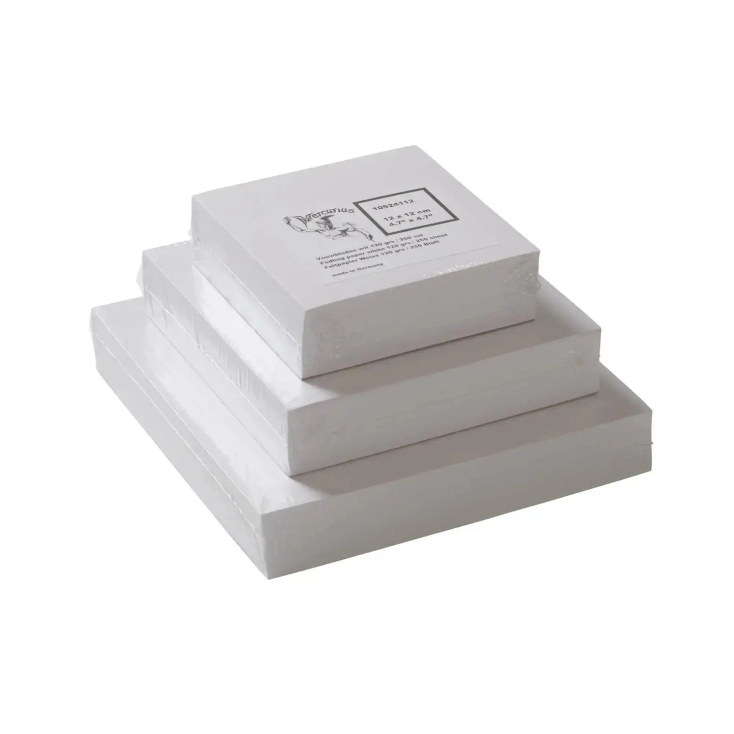 White Folding Paper – 3 Shapes & Sizes | Alder & Alouette