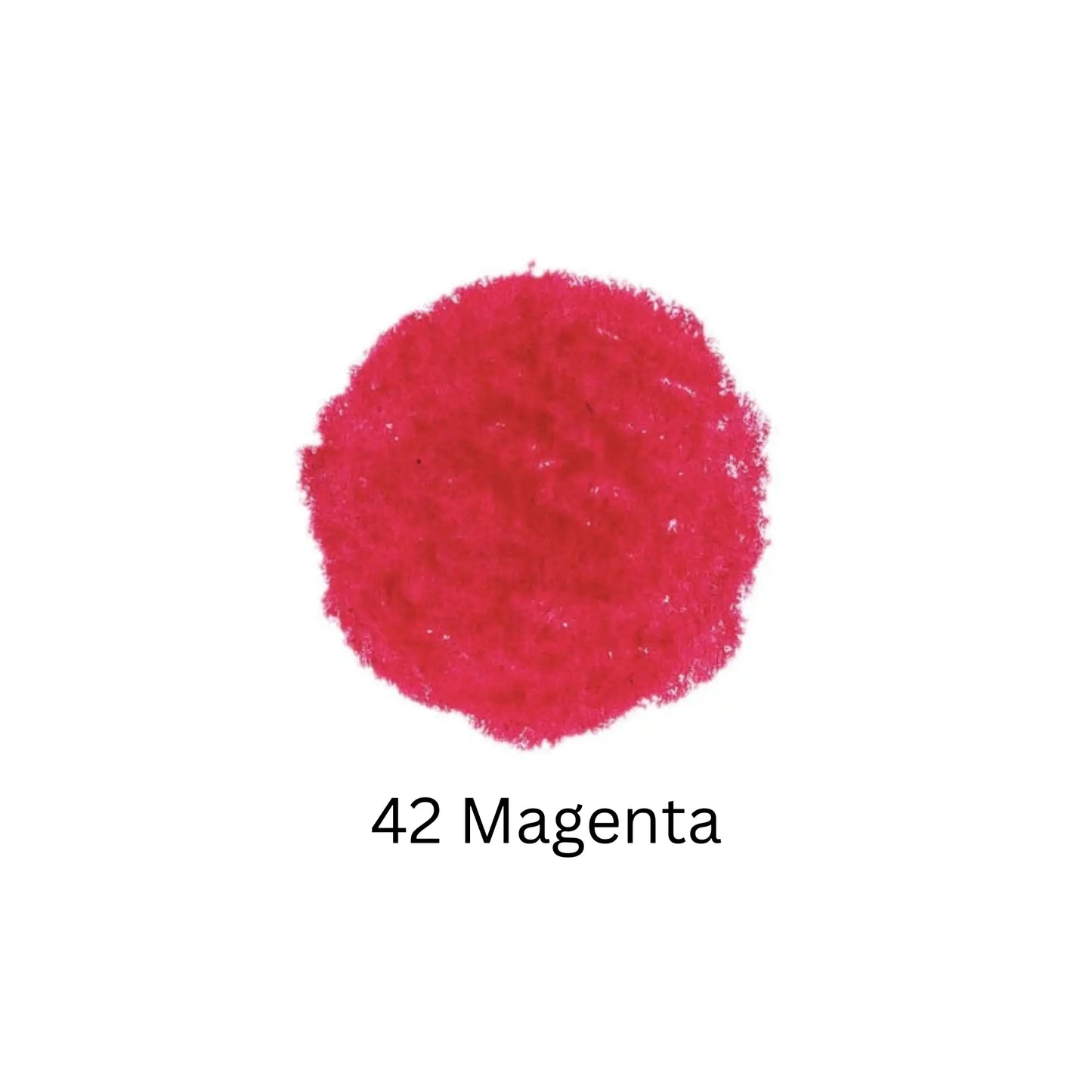 Magenta color swatch with number 42 on a white background