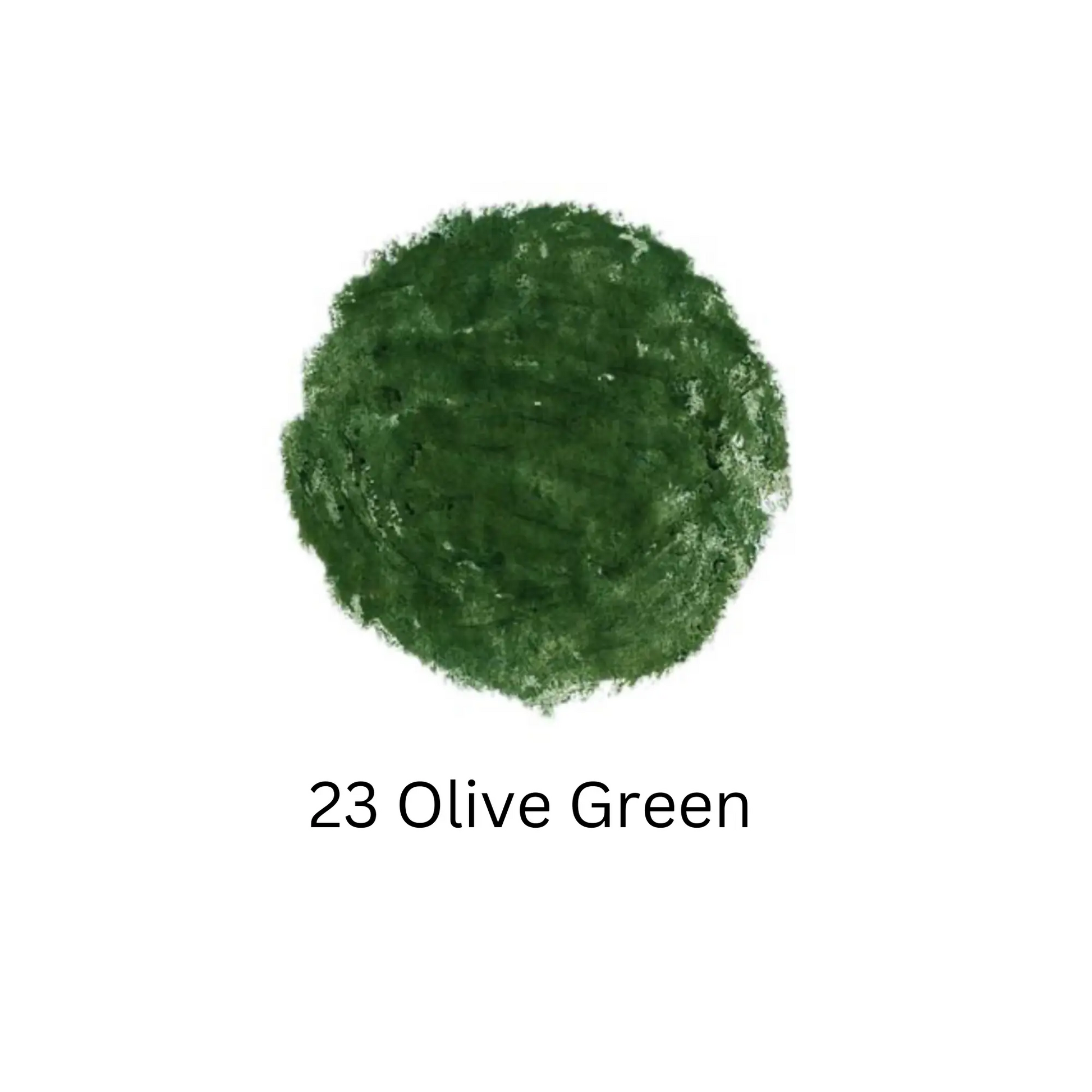 Olive green color swatch on a white background